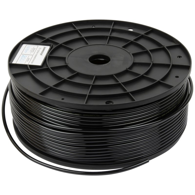 HUS0406-BK Трубка черная Harrison PU 4х6 мм, длина 200 м