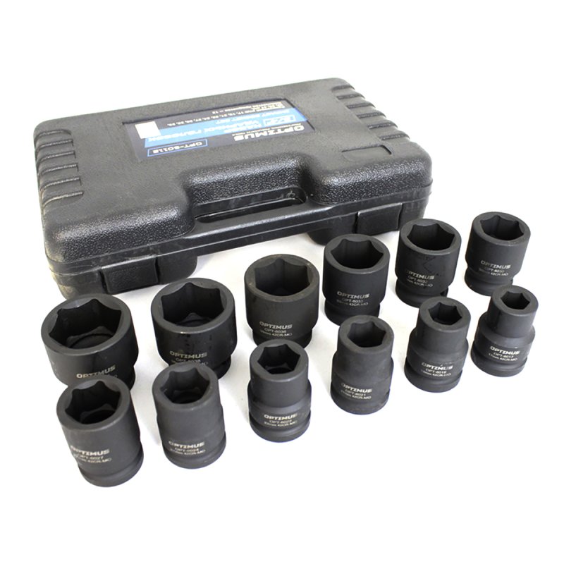 OPT-60112 Набор ударных головок 3/4" 12 пр., 17-41 мм. OPTIMUS