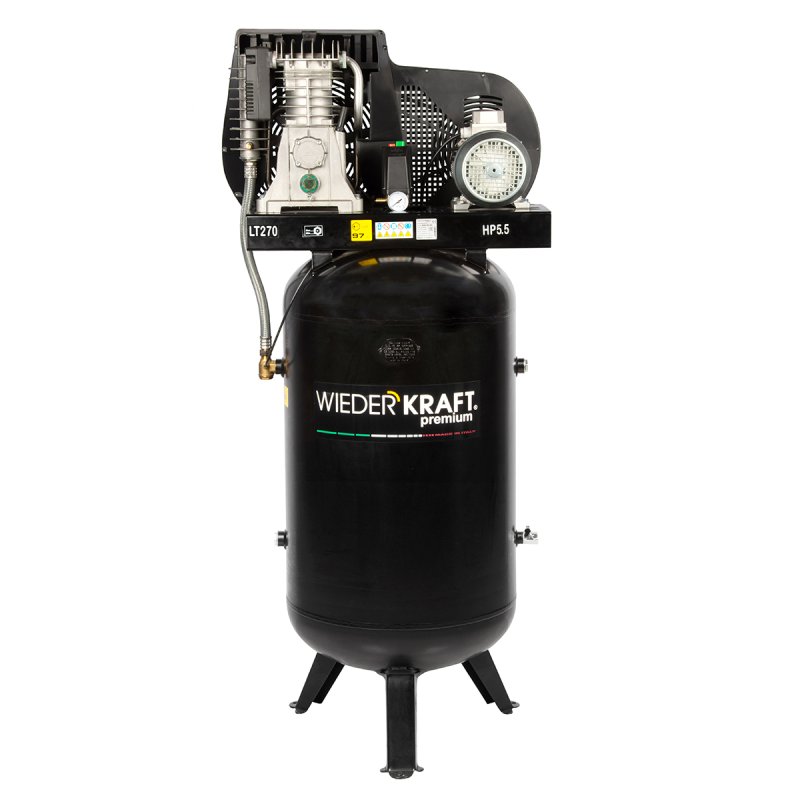 WDK-92760 WiederKraft Масляный поршневой компрессор, 270 л