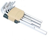 Набор ключей RF-5116L Г-образных 6-гранных длинных 11пр.(1.5, 2, 2.5, 3, 4, 5, 6, 7, 8, 10, 12мм)в пластиковом держателе ROCKFORCE /1