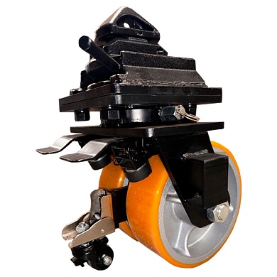 SCp MAX ISO pu Колёсная опора для морских контейнеров, сдвоенная, полиуретан, г/п 4000 кг (VILS)