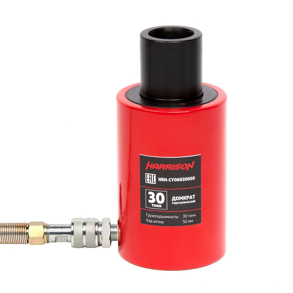 HRH-CY06030050 Гидравлический цилиндр (домкрат) с полым штоком, однополостной 30 т, ход 50 мм
