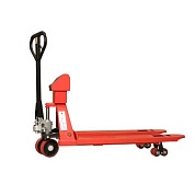 Гидравлическая тележка CPW 20 RAKUDA с весами, г/п 2000 кг, ролики п/у, колёса п/у (VILS)