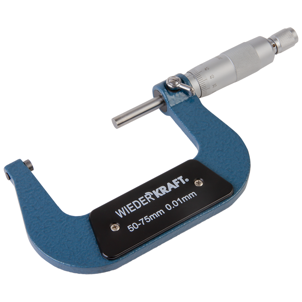 WDK-MM7501 Микрометр нониусный 50-75 мм, 0,01 мм Wiederkraft