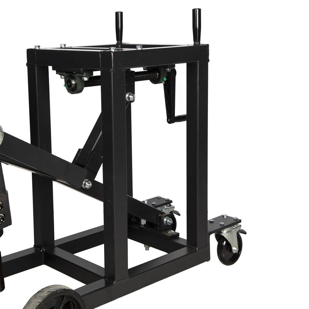 WDK-TKS75M Выпрессовщик шкворней (шкворнедав) гидравлический 75т. С рамой и ручным гидронасосом