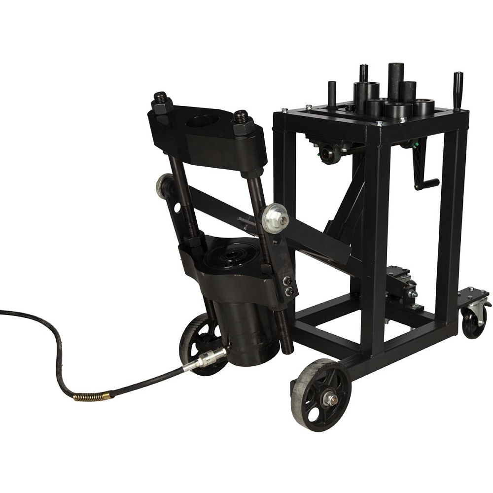 WDK-TKS75M Выпрессовщик шкворней (шкворнедав) гидравлический 75т. С рамой и ручным гидронасосом