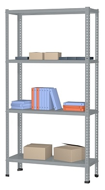 Стеллаж металлический ТС (2000х700х300) 4 полки Верстакофф