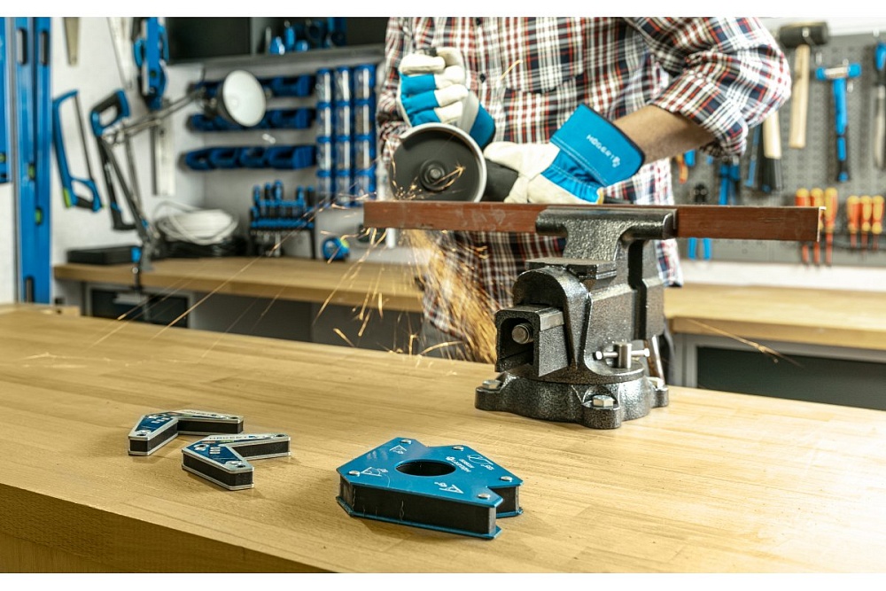 HOEGERT Магнит для сварочных работ, 190*122*27