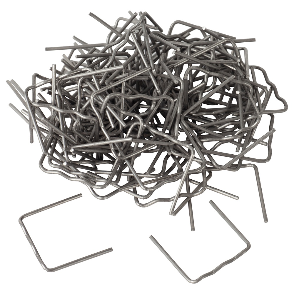 WDK-65084  Скобы волнового типа для ремонта пластиковых деталей 0,8 мм Упаковка 100 шт Wiederkraft
