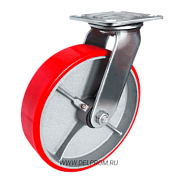 SCp 42 Большегрузная полиуретановая поворотная колесная опора д100 (VILS)