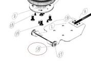 T08103B/18 Колесо нейлоновое
