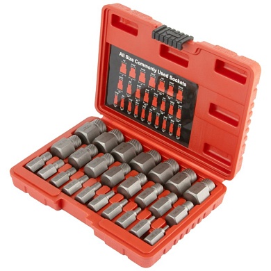 WDK-214035 Набор экстракторов для сломанного крепежа Wiederkraft