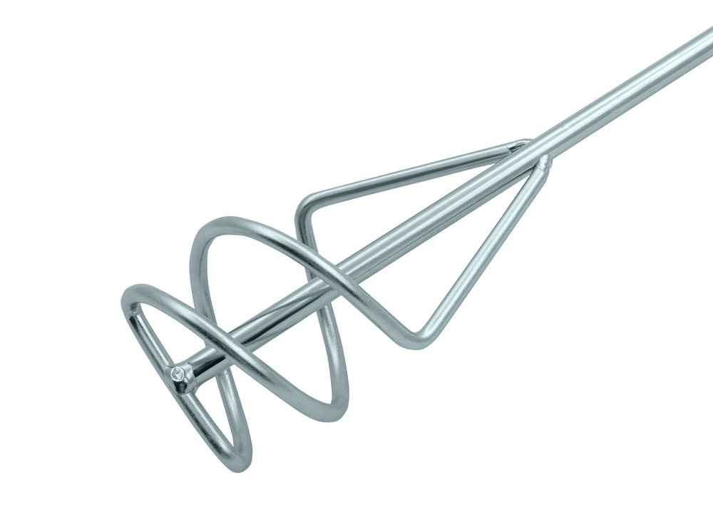 Миксер для песчано-гравийных смесей, 80 х 450 мм, оцинкованный, хвостовик SDS Plus Denzel